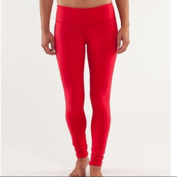 lululemon red tights